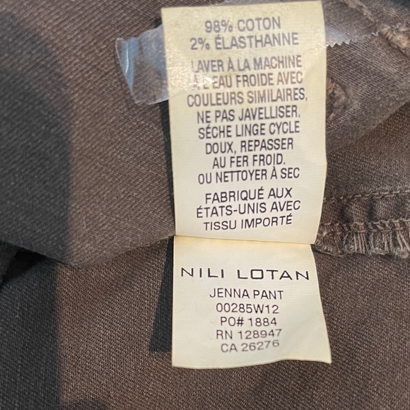 NILI LOTAN JENNA PANTS SZ 0 - EMERGING BRAND - Picture 9 of 9